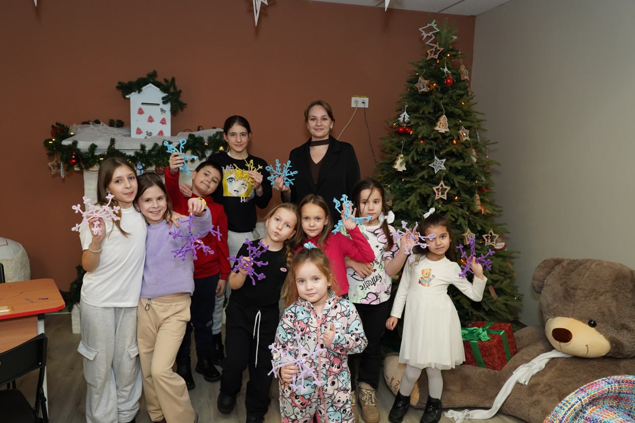 Снежинка на ёлочку